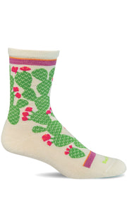 Women's Prickly Pear | Essential Comfort Socks Essential Comfort Sockwell S/M Natural