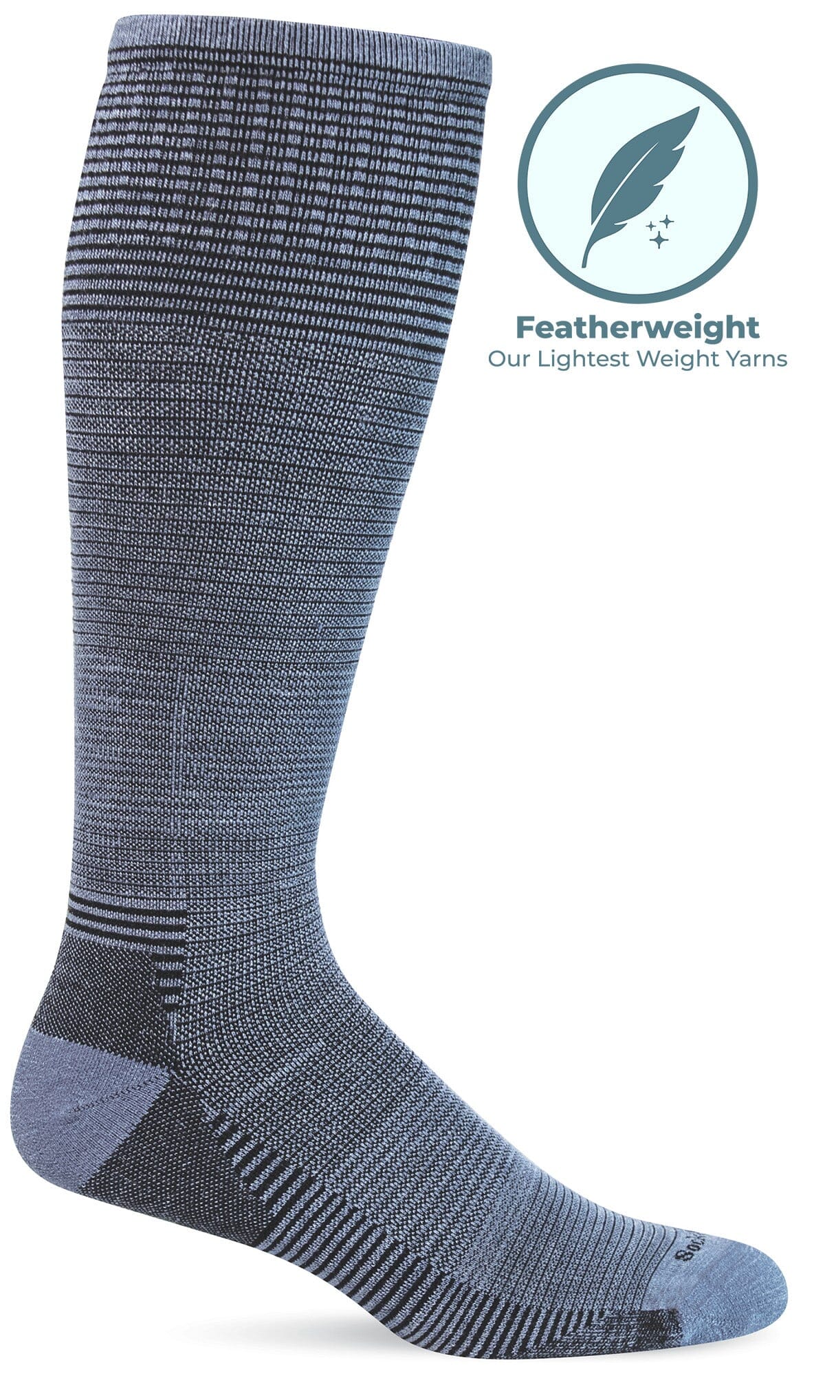 Men's Cadence OTC | Moderate Graduated Compression Socks Sport Compression Sockwell M/L Denim