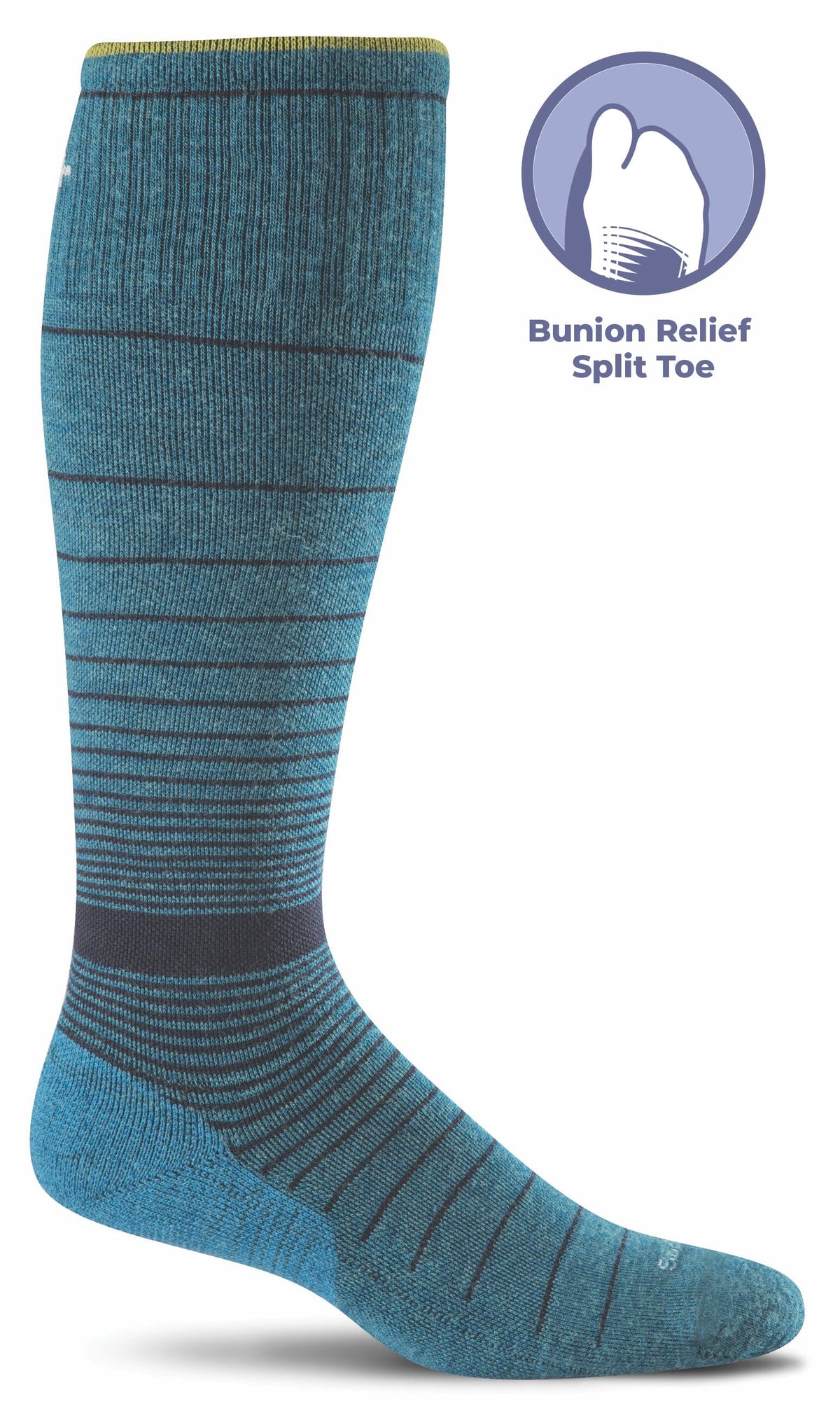 Women's Revolution | Bunion Relief Socks | Moderate Graduated Compression Socks Bunion Relief Sockwell M/L Teal
