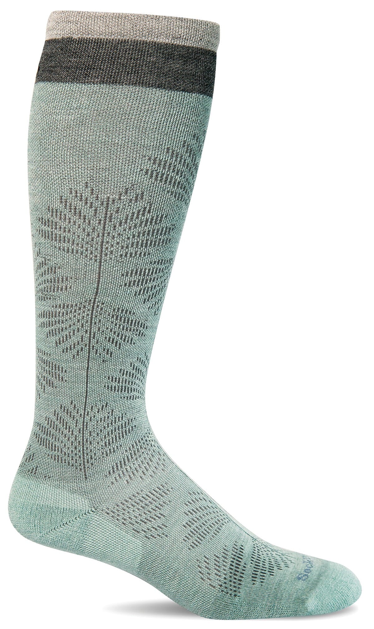 Women's Full Floral | Moderate Graduated Compression Socks | Wide Calf Fit Lifestyle Compression Sockwell S/M Air