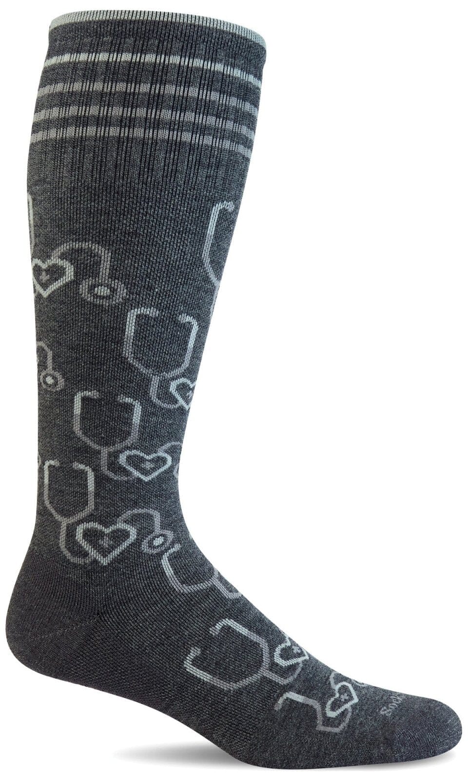 Women's Hero | Firm Graduated Compression Socks Lifestyle Compression Sockwell S/M Charcoal