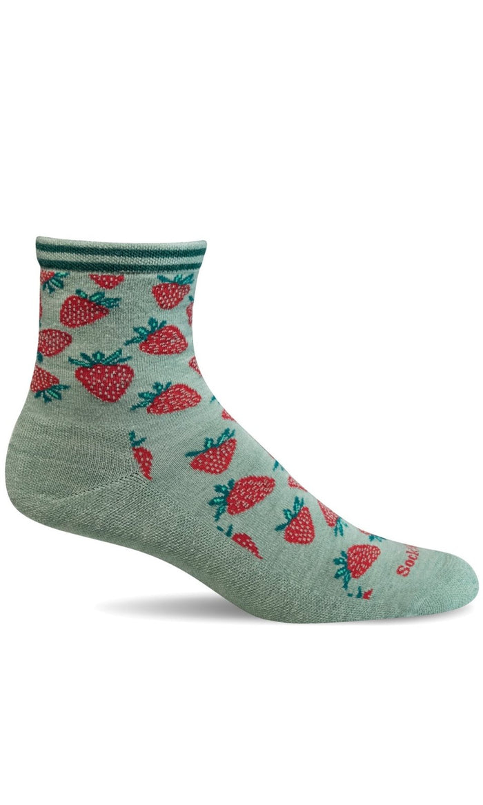 Women's Strawberry | Essential Comfort Socks - Merino Wool Essential Comfort - Sockwell