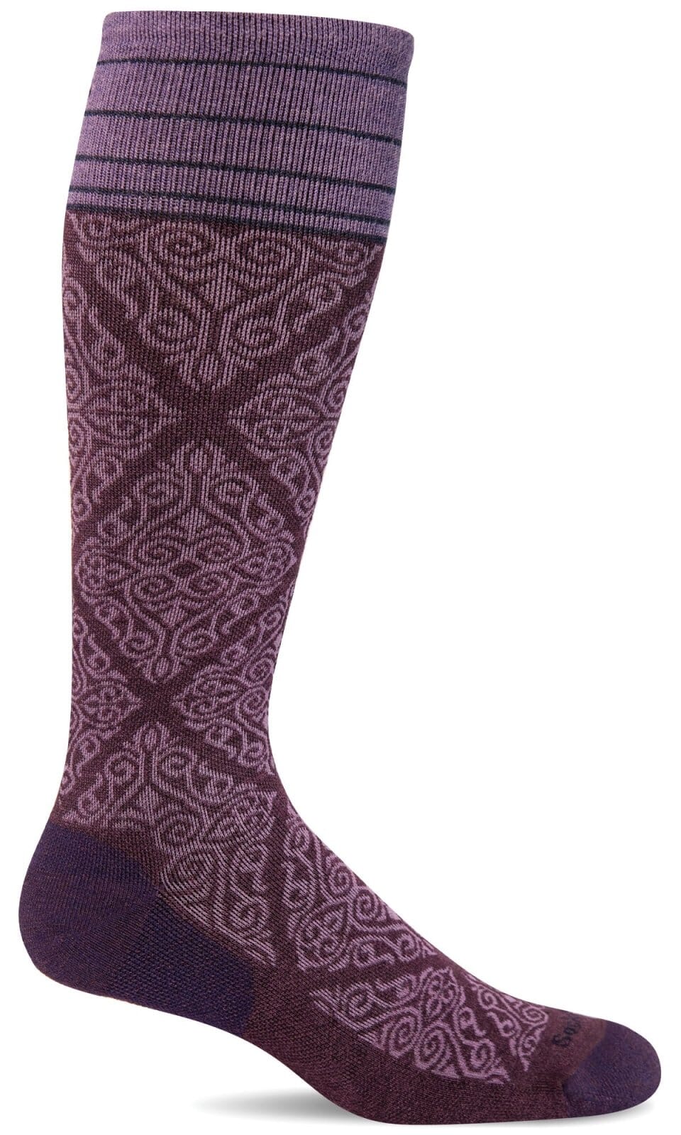 Women's The Raj | Firm Graduated Compression Socks Lifestyle Compression Sockwell S/M Blackberry