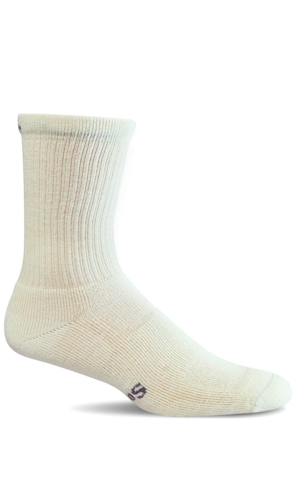 Women's Walk About Crew | Moderate Graduated Compression Socks Sport Compression Sockwell S/M Natural