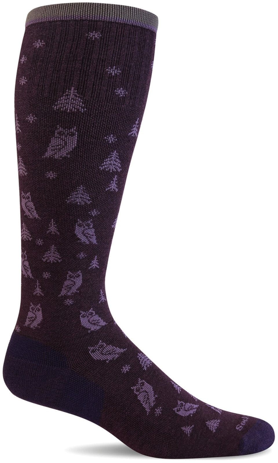 Women's Wise | Moderate Graduated Compression Socks Lifestyle Compression Sockwell S/M Blackberry