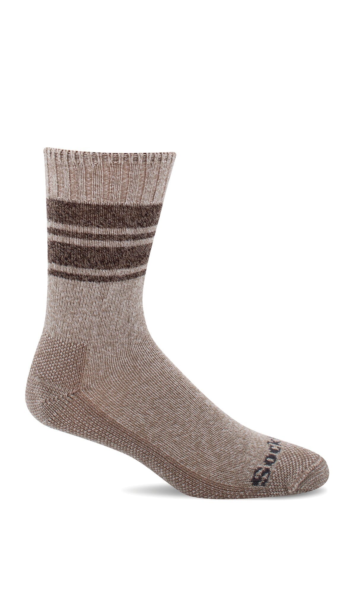Men's At Ease | Relaxed Fit Socks Relaxed Fit/Diabetic Friendly Sockwell M/L Khaki