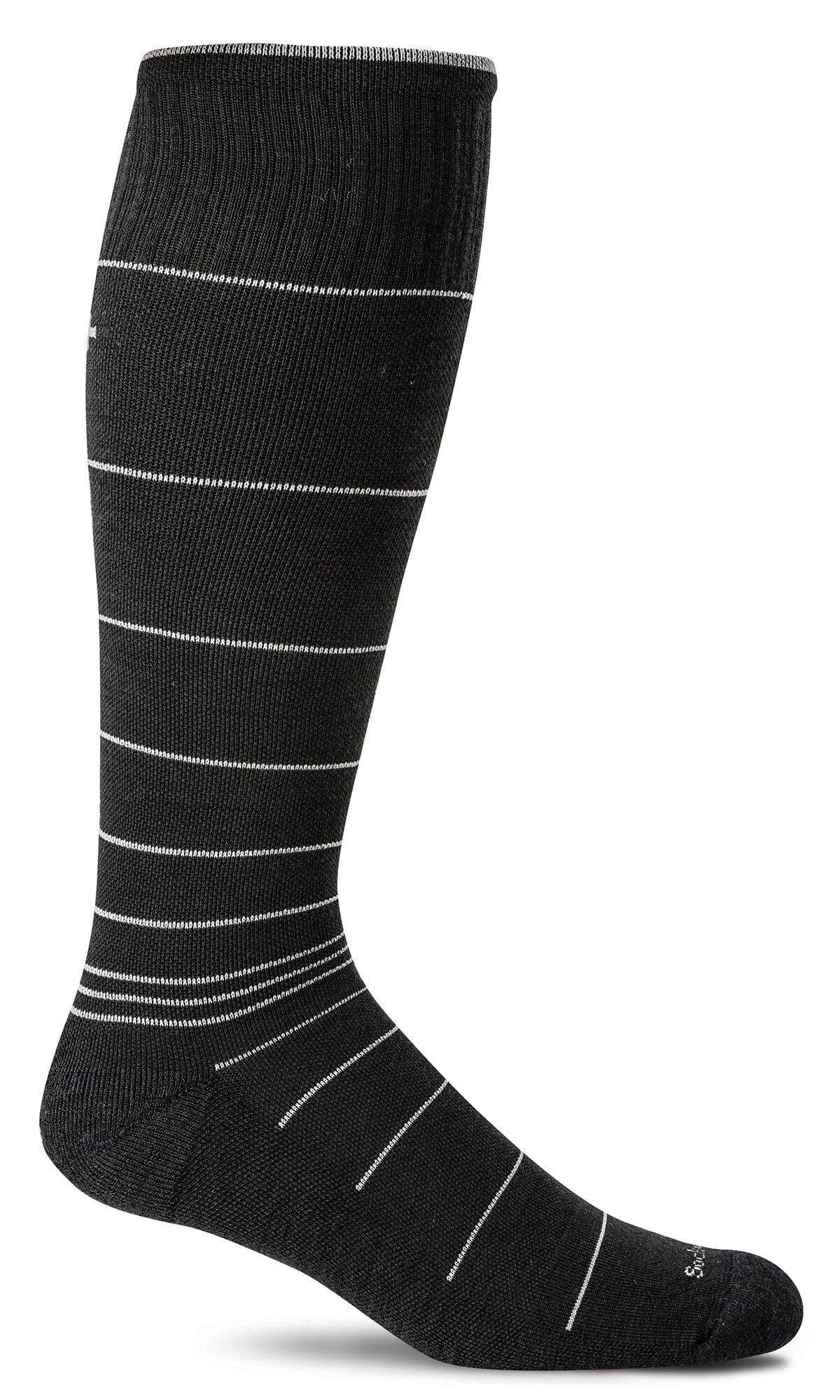 Men's Circulator | Moderate Graduated Compression Socks Lifestyle Compression Sockwell M/L Black Stripe