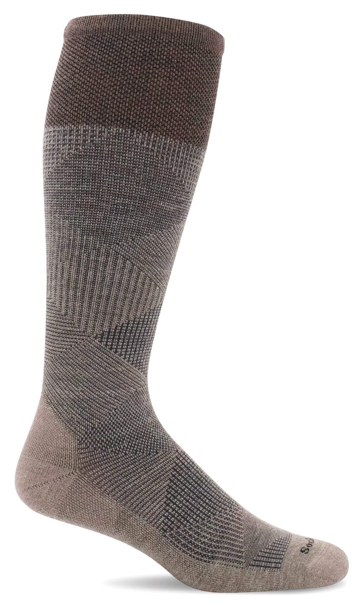 Men's Diamond Dandy | Moderate Graduated Compression Socks Lifestyle Compression Sockwell M/L Khaki