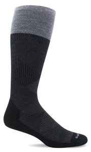 Men's Diamond Dandy | Moderate Graduated Compression Socks Lifestyle Compression Sockwell M/L Black
