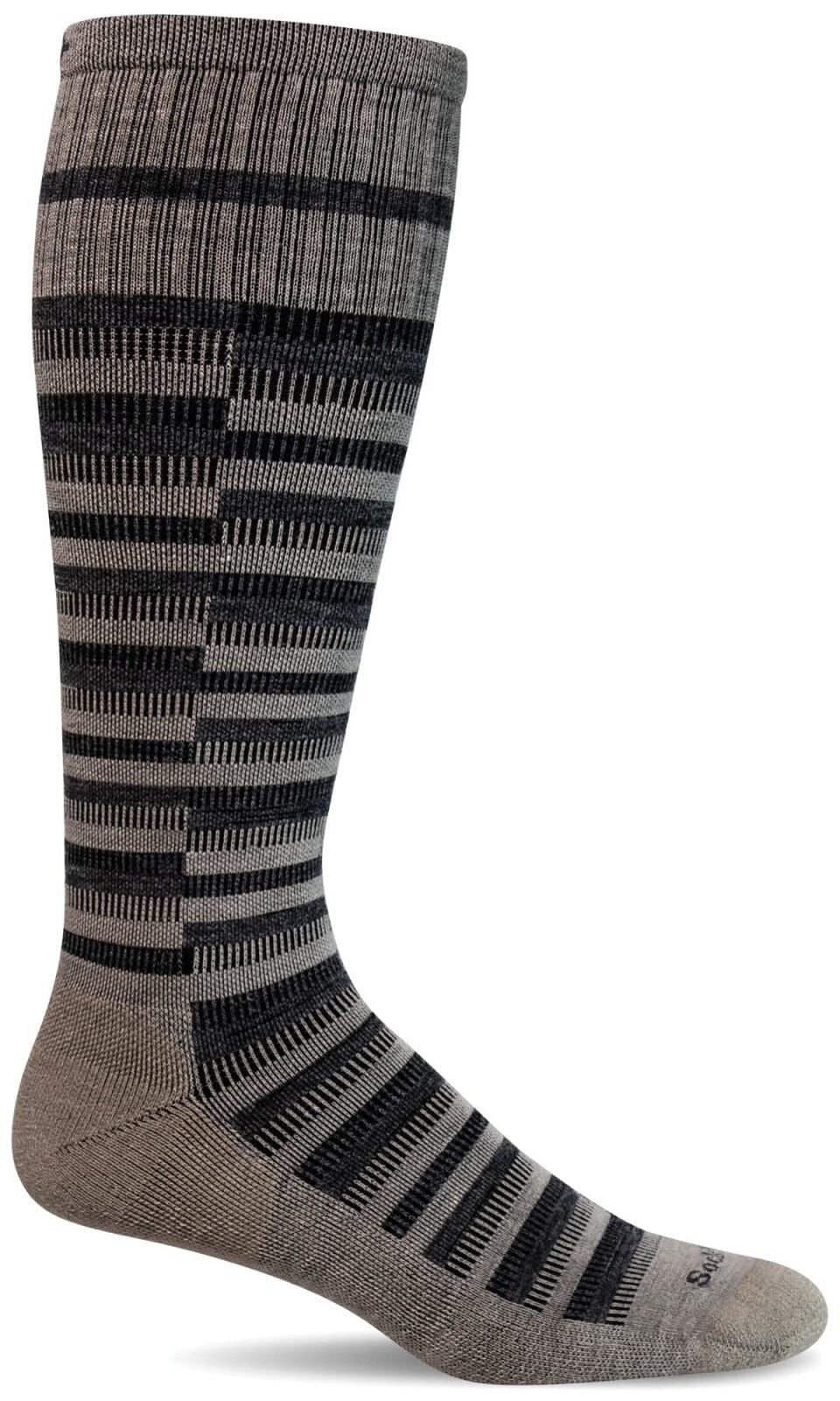 Men's Geo | Moderate Graduated Compression Socks Lifestyle Compression Sockwell M/L Putty