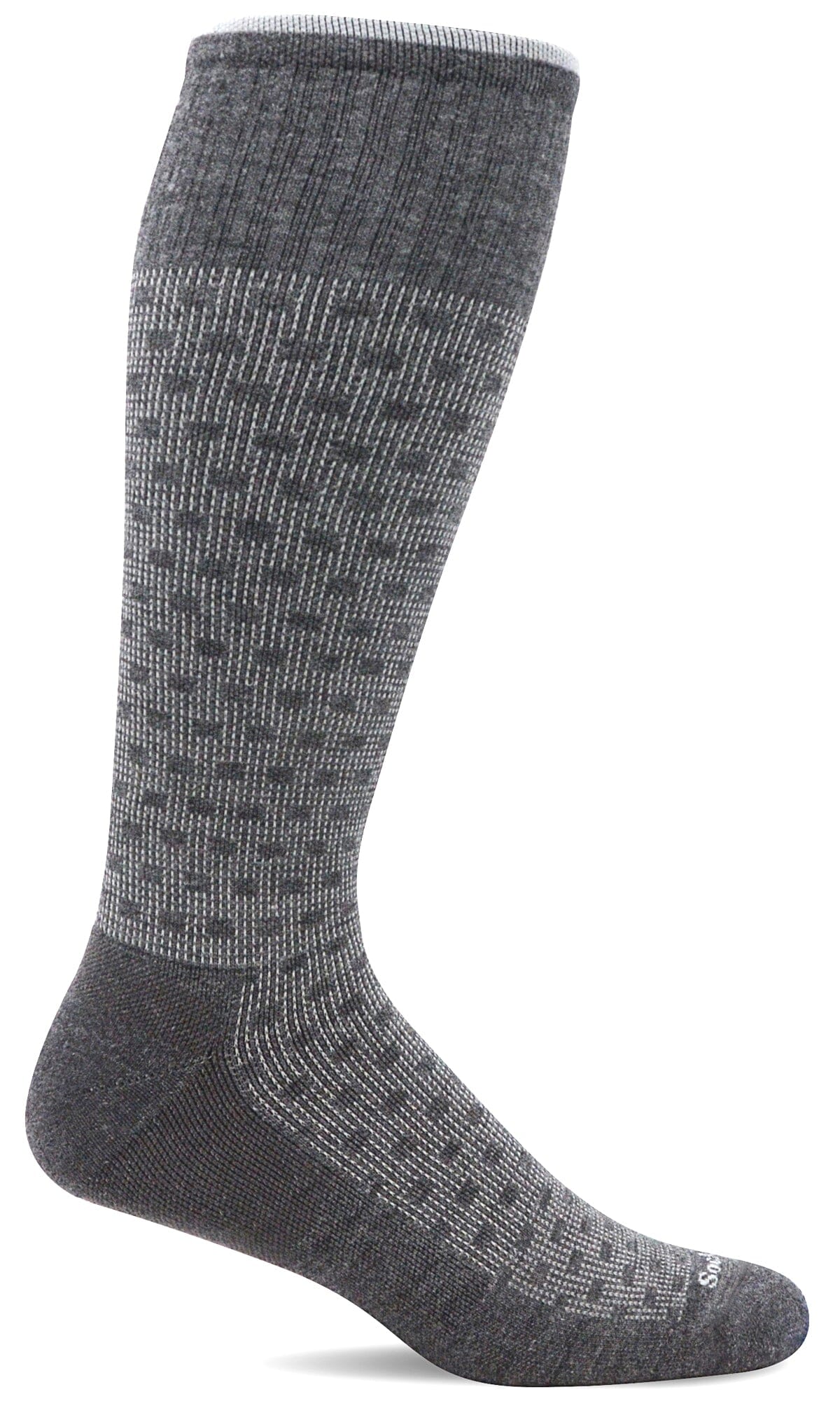 Men's Shadow Box | Moderate Graduated Compression Socks Lifestyle Compression Sockwell M/L Charcoal