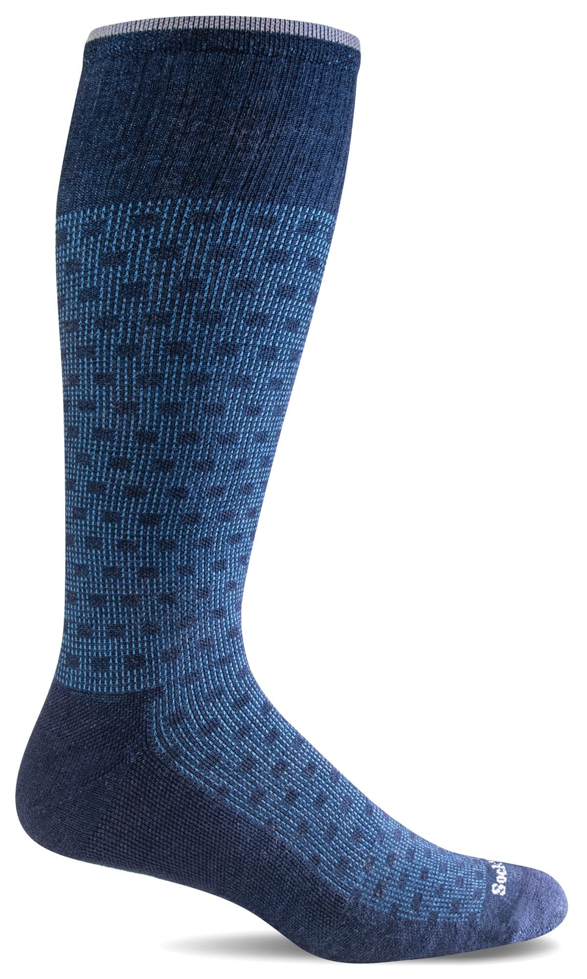 Men's Shadow Box | Moderate Graduated Compression Socks Lifestyle Compression Sockwell M/L Navy