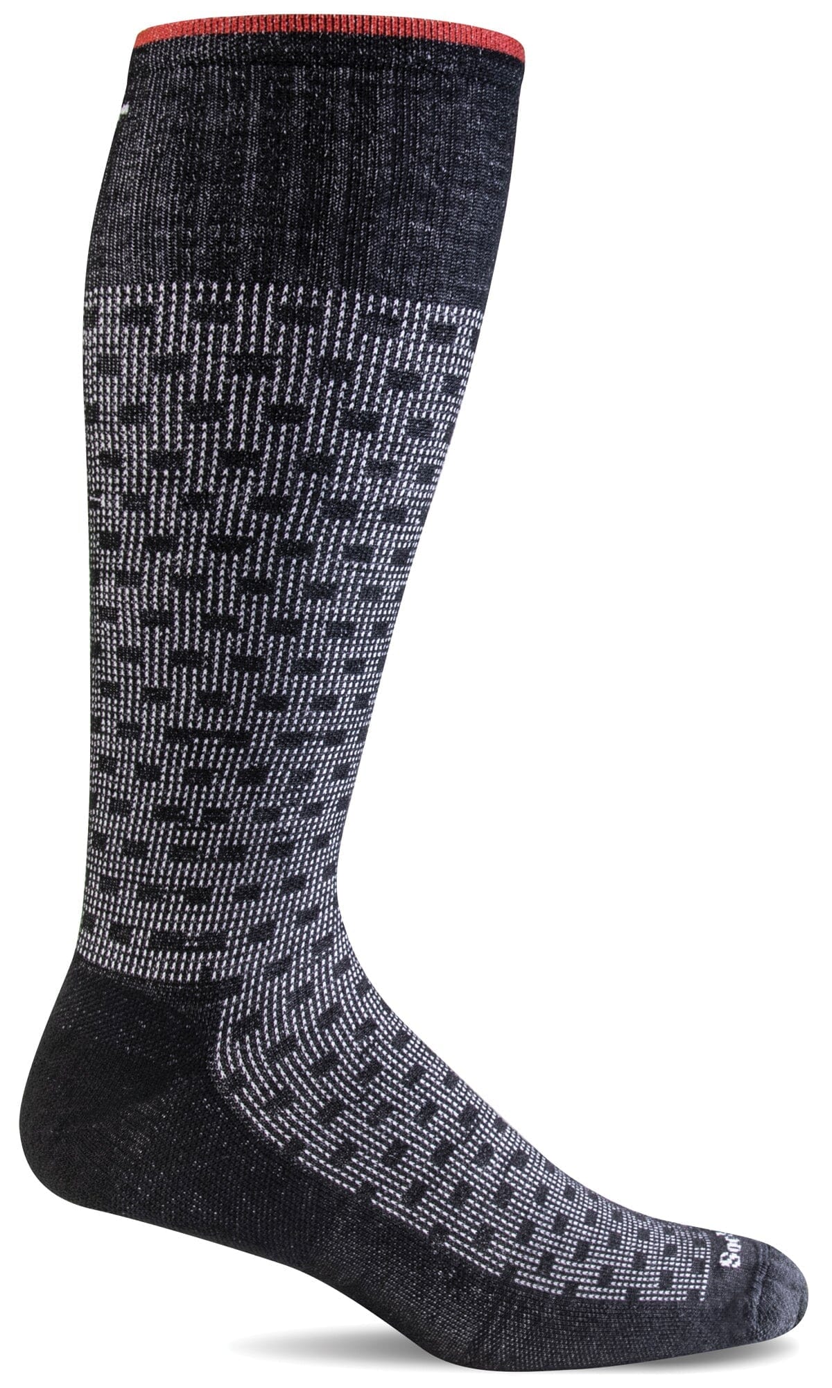 Men's Shadow Box | Moderate Graduated Compression Socks Lifestyle Compression Sockwell M/L Black
