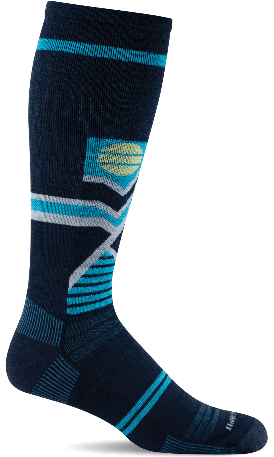 Men's Snow Peak | Moderate Graduated Compression Socks Ski Compression Sockwell M/L Navy