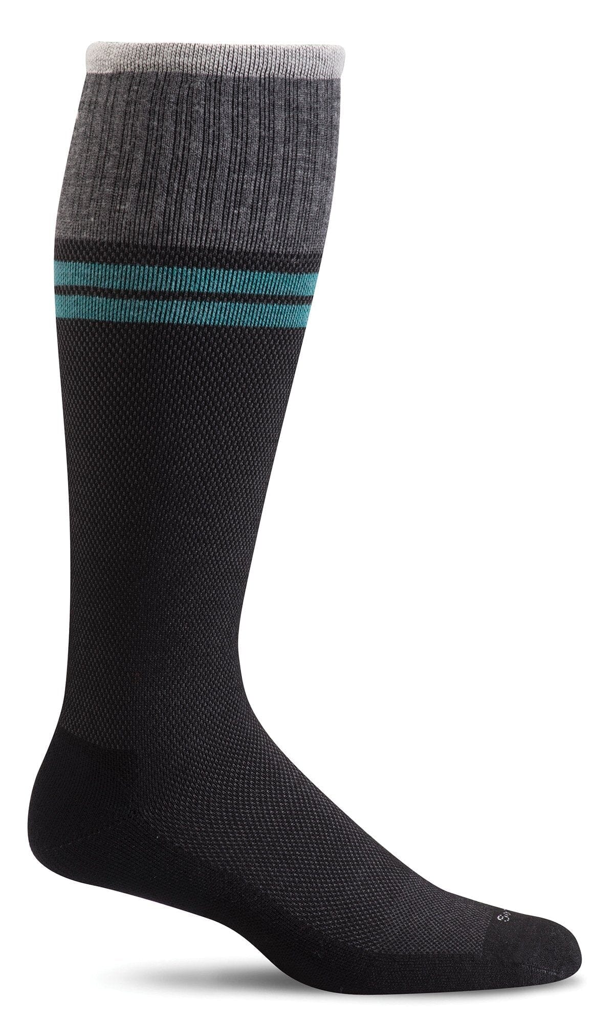 Men's Sportster | Moderate Graduated Compression Socks Lifestyle Compression Sockwell M/L Black