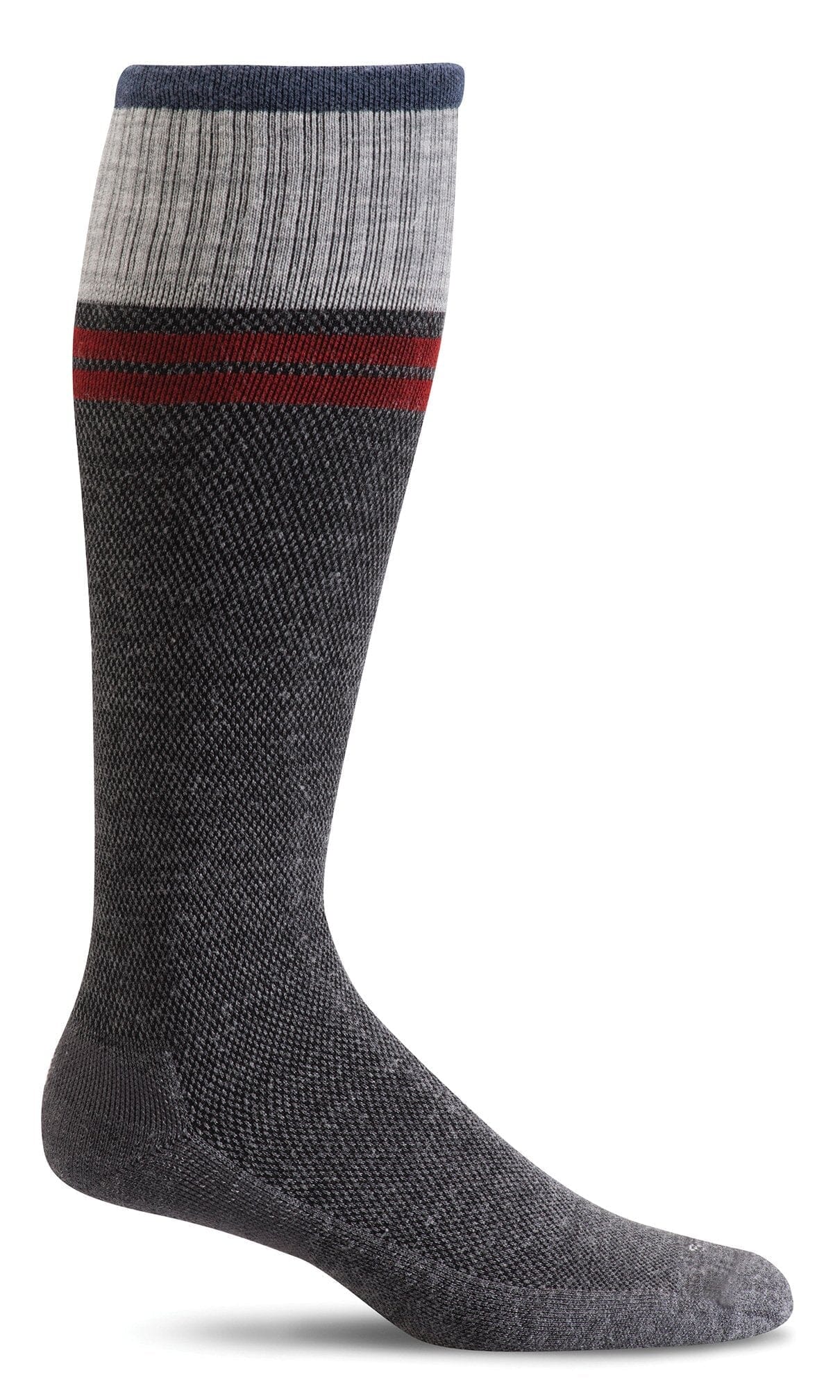 Men's Sportster | Moderate Graduated Compression Socks Lifestyle Compression Sockwell M/L Charcoal