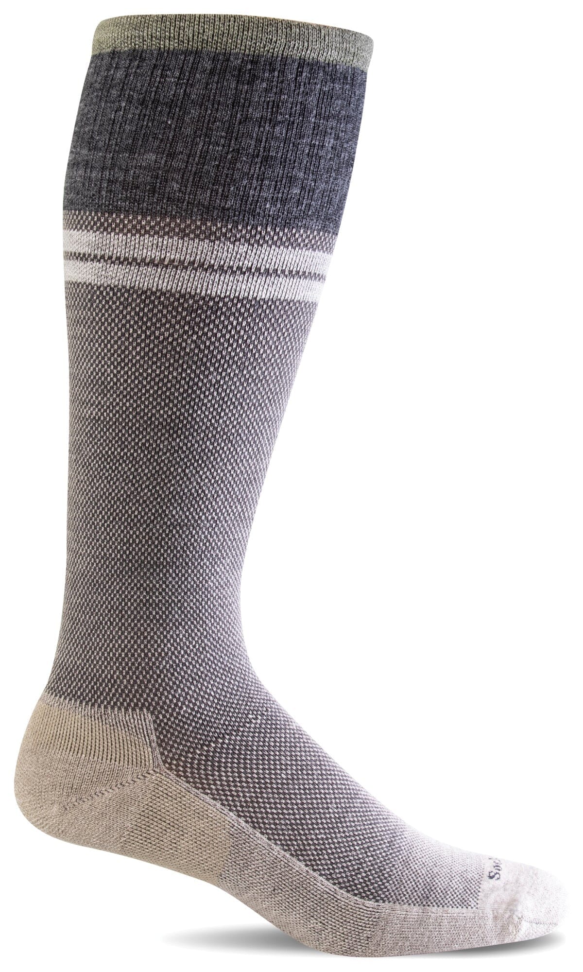 Men's Sportster | Moderate Graduated Compression Socks Lifestyle Compression Sockwell M/L Putty