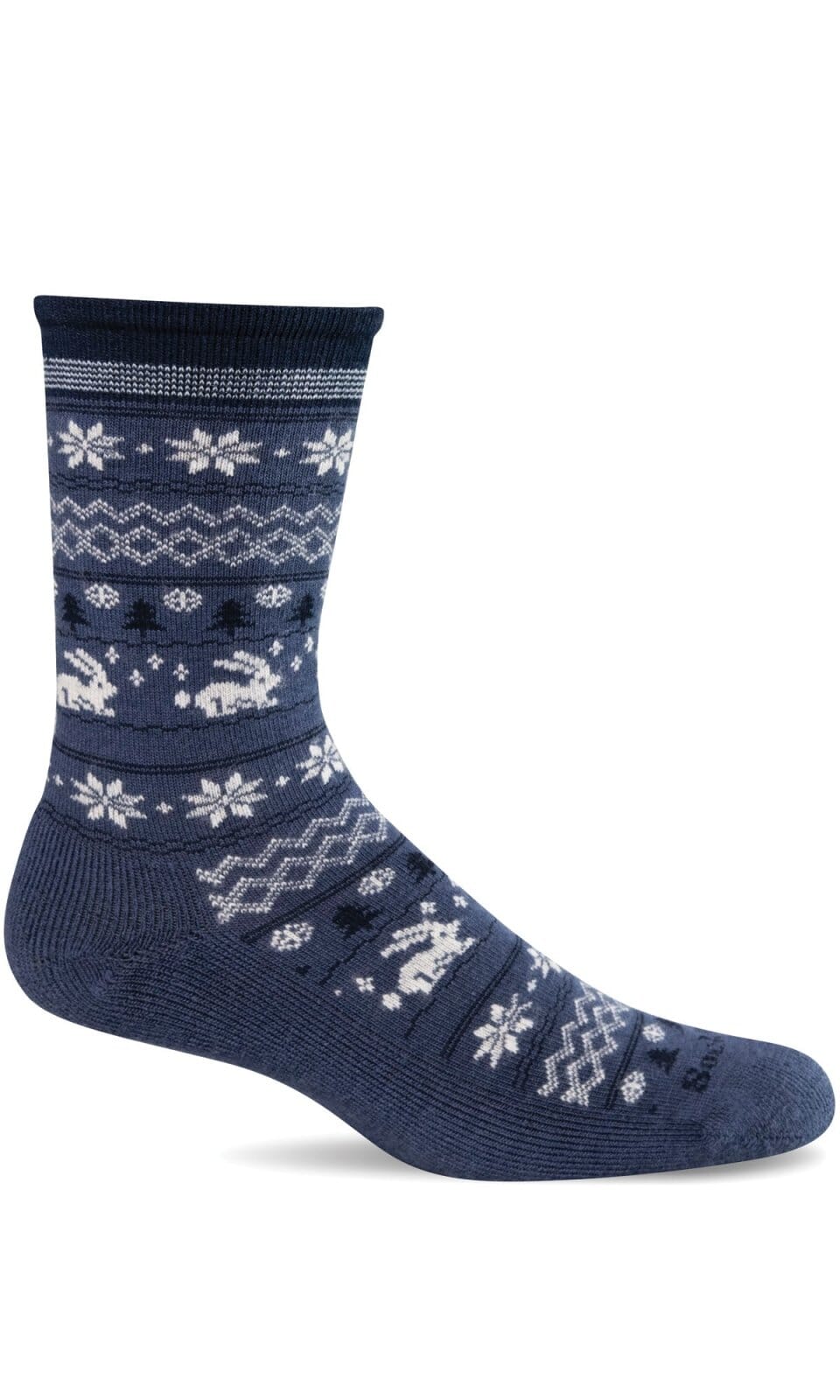 Women's Folksy Fairisle | Essential Comfort Essential Comfort Sockwell S/M Denim
