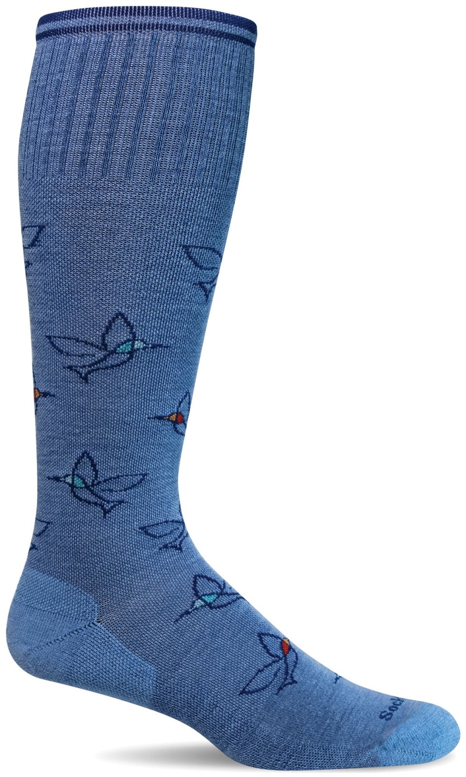 Women's Free Fly | Moderate Graduated Compression Socks - Merino Wool Lifestyle Compression - Sockwell