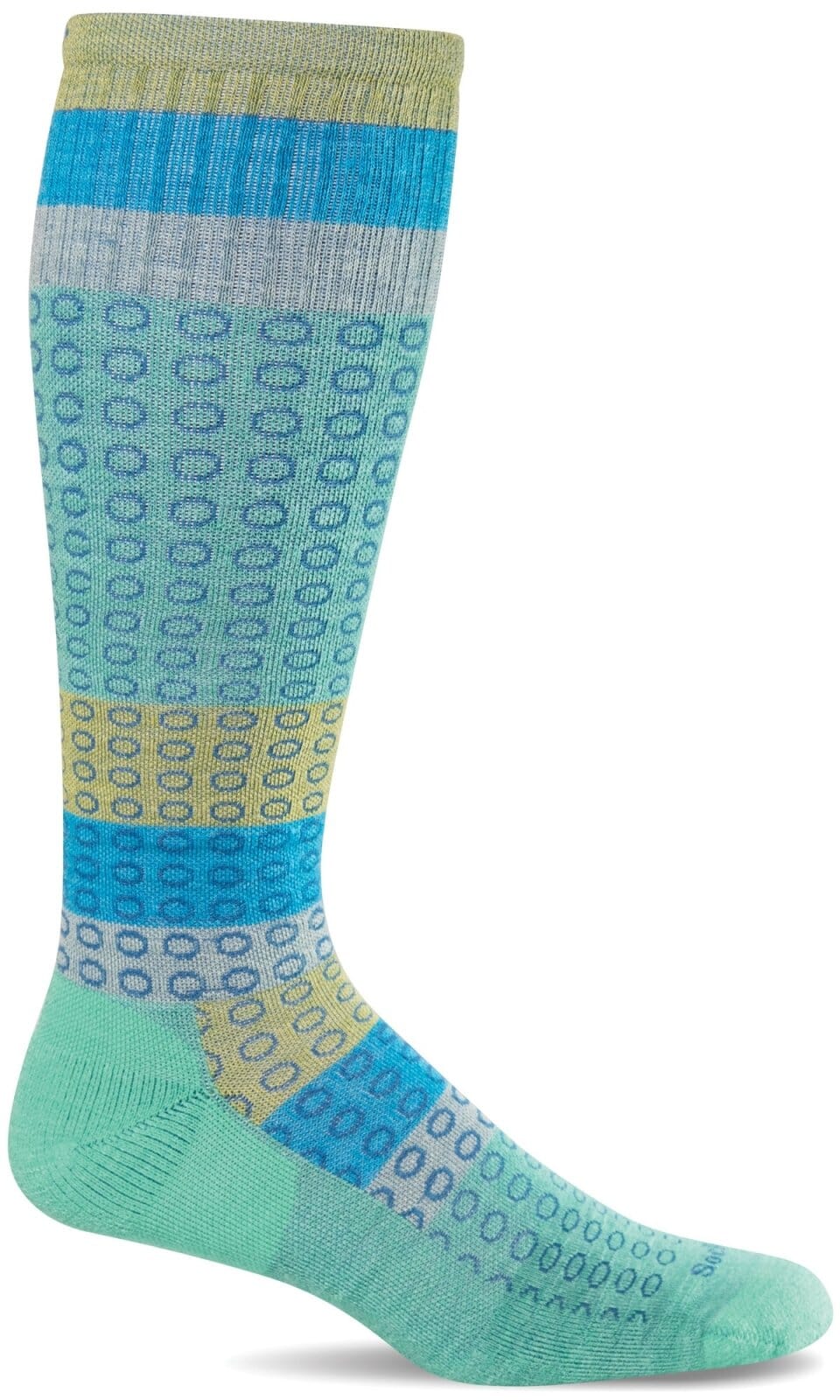 Women's Full Circle Moderate Graduated Compression Socks Wide Calf Sockwell