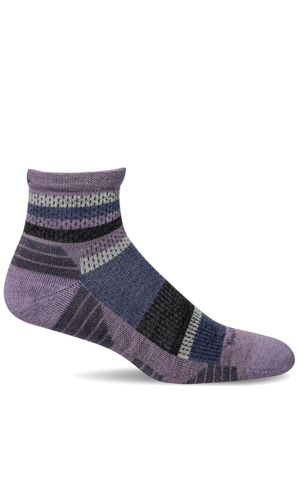 Women's Journey Quarter | Moderate Compression Socks - Merino Wool Sport Compression - Sockwell