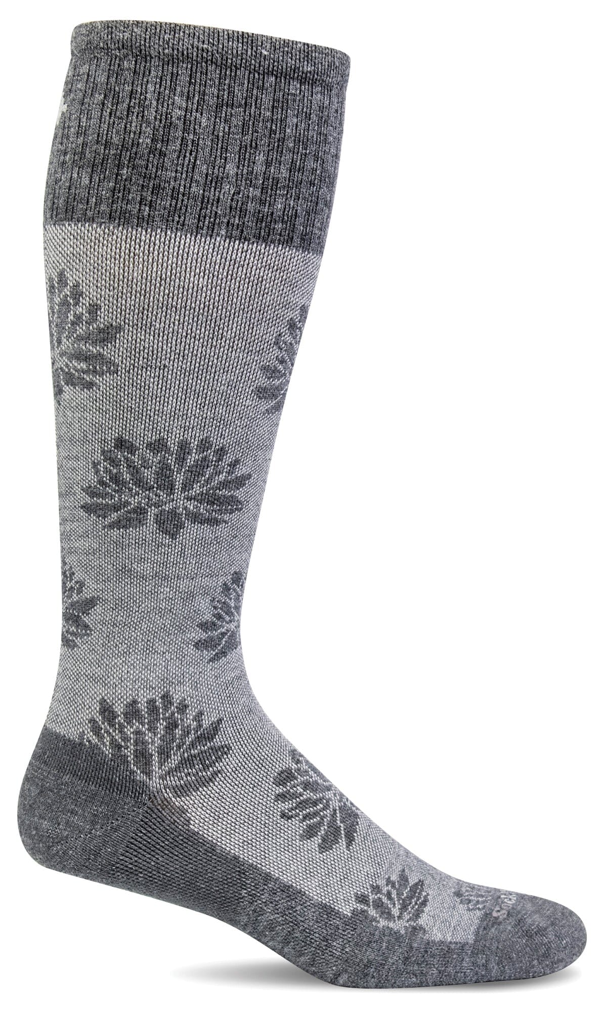 Women's Lotus Lift | Firm Graduated Compression Socks Lifestyle Compression Sockwell S/M Charcoal