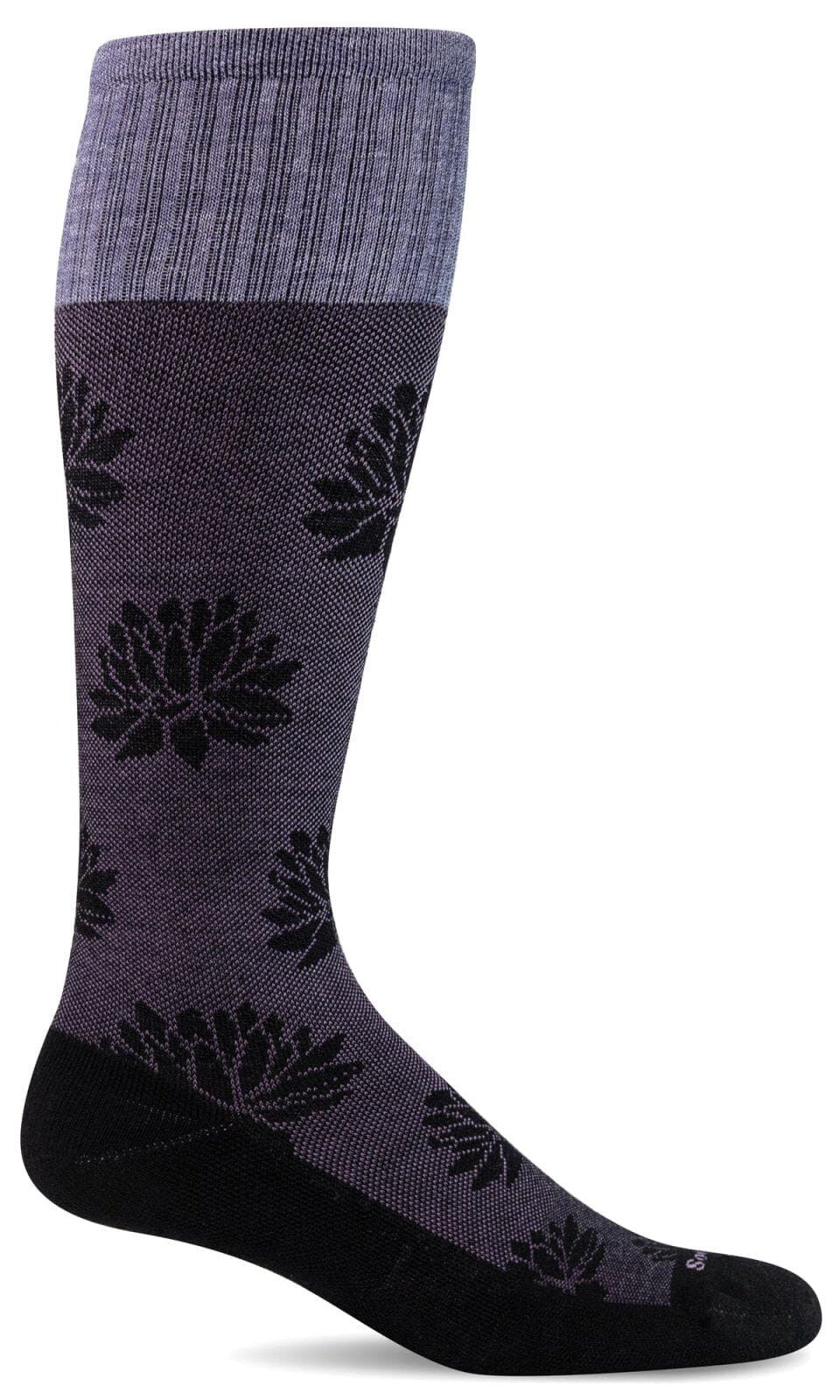 Women's Lotus Lift | Firm Graduated Compression Socks Lifestyle Compression Sockwell S/M Black