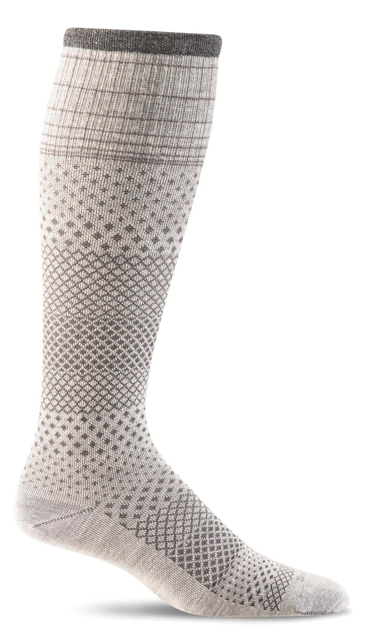 Women's Micro Grade | Moderate Graduated Compression Socks Lifestyle Compression Sockwell M/L Natural