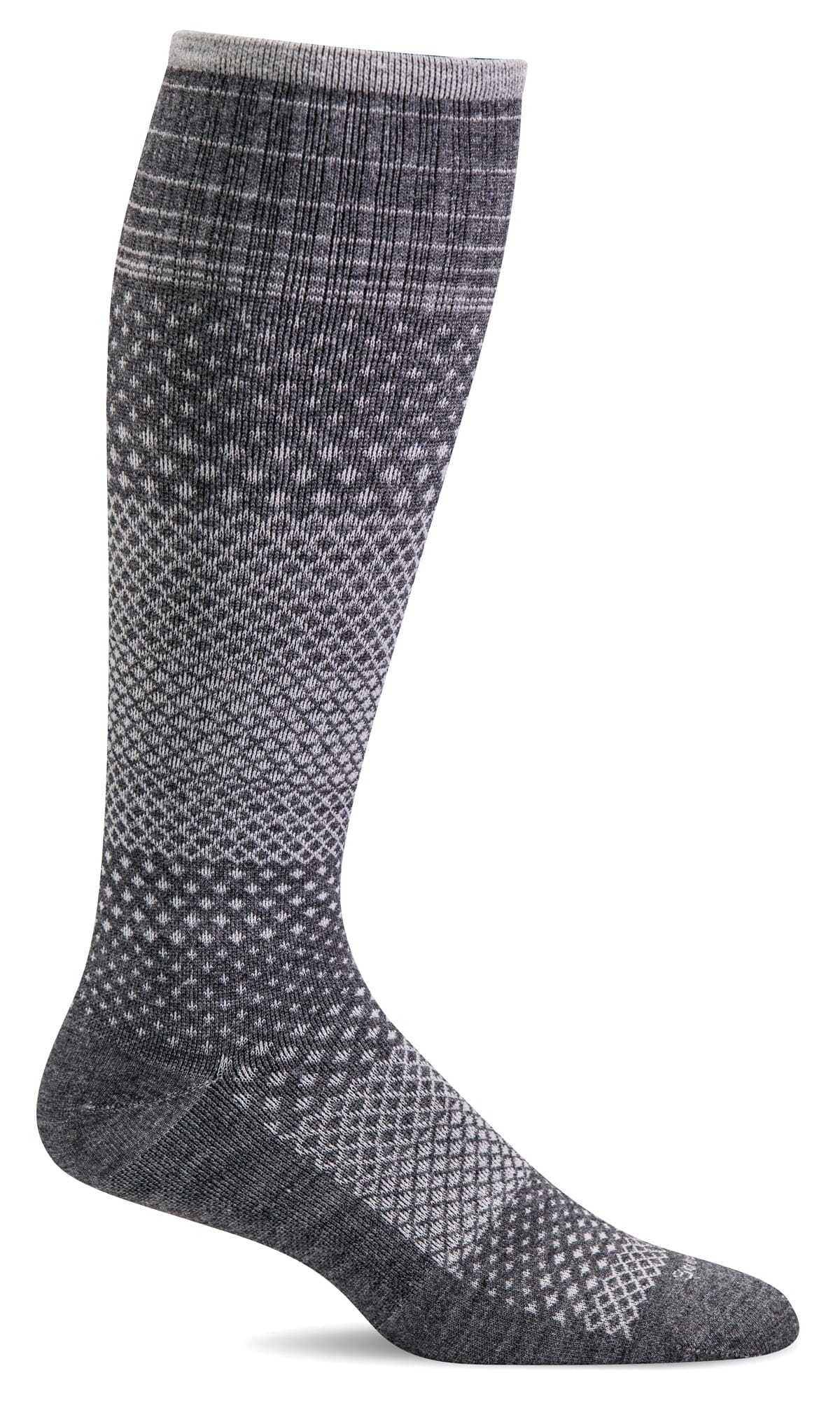 Women's Micro Grade | Moderate Graduated Compression Socks Lifestyle Compression Sockwell M/L Charcoal