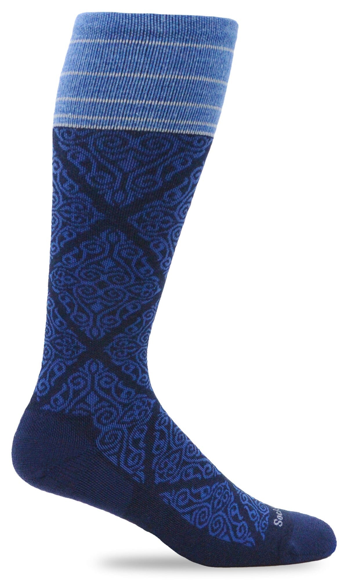 Women's The Raj | Firm Graduated Compression Socks Lifestyle Compression Sockwell S/M Navy