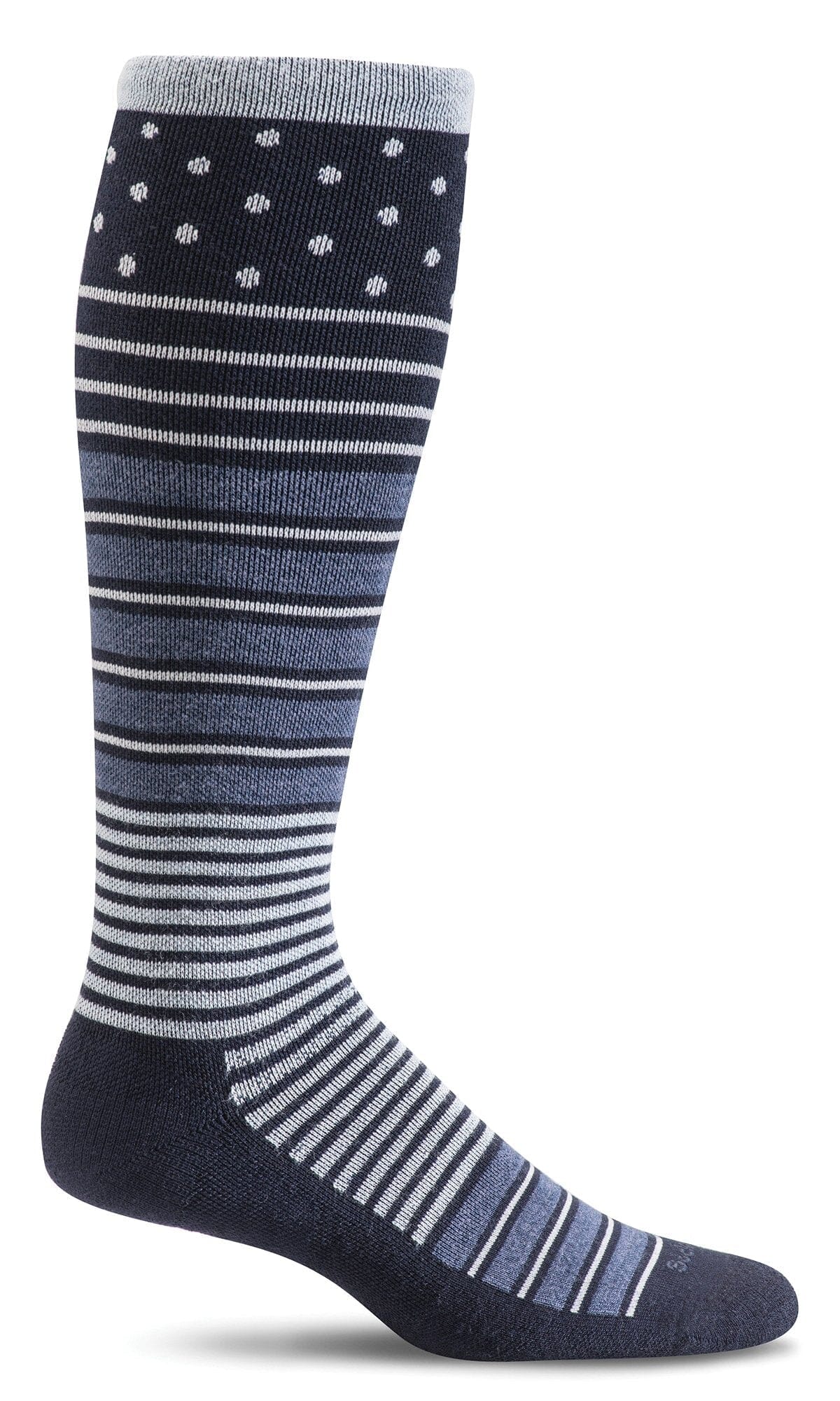 Women's Twister | Firm Graduated Compression Socks Lifestyle Compression Sockwell S/M Navy