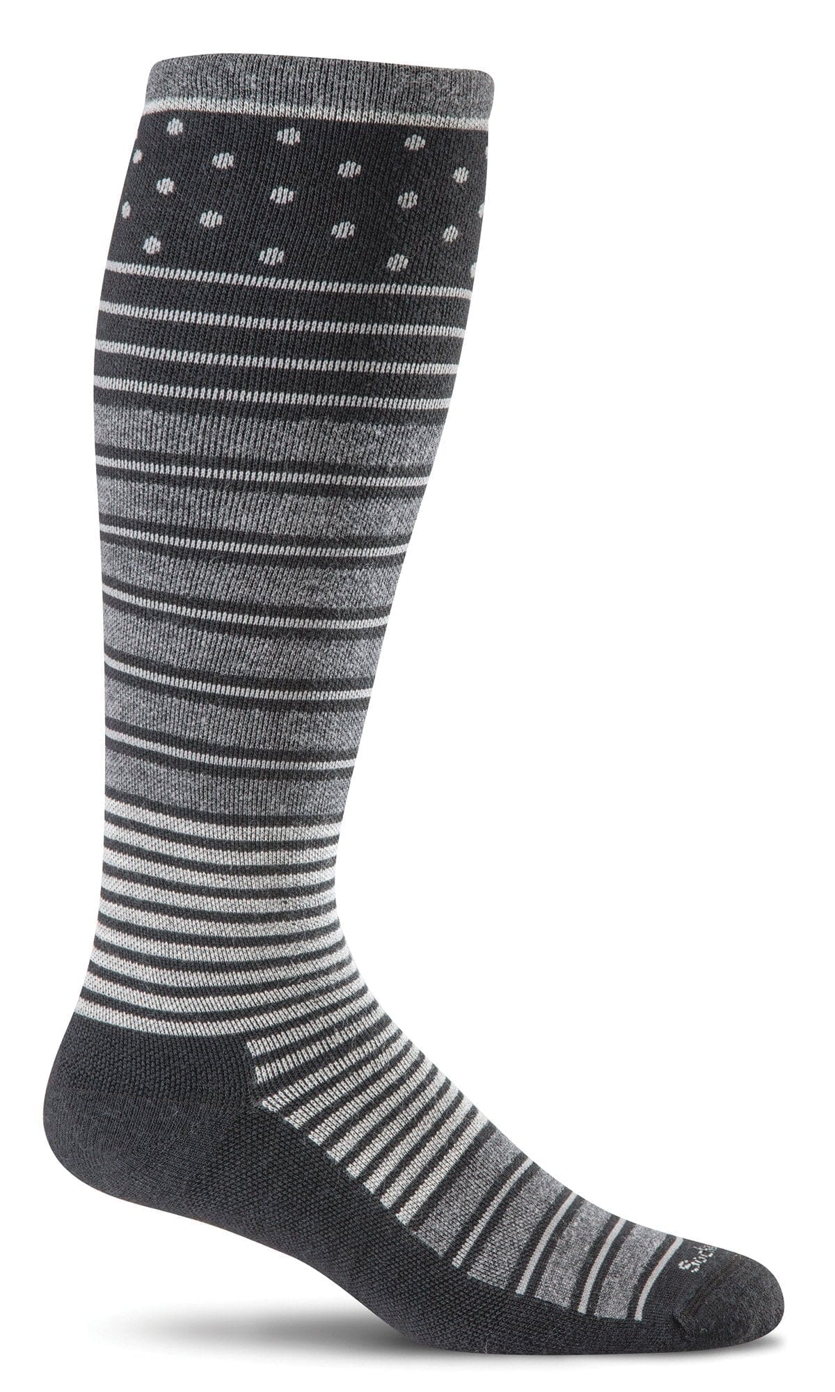 Women's Twister | Firm Graduated Compression Socks Lifestyle Compression Sockwell S/M Black