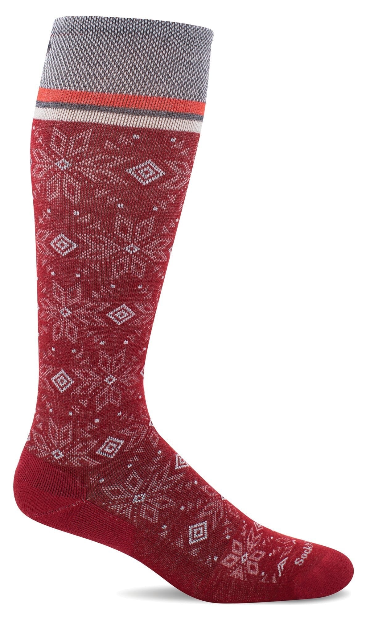 Women's Winterland | Moderate Graduated Compression Socks Lifestyle Compression Sockwell S/M Ruby Shimmer