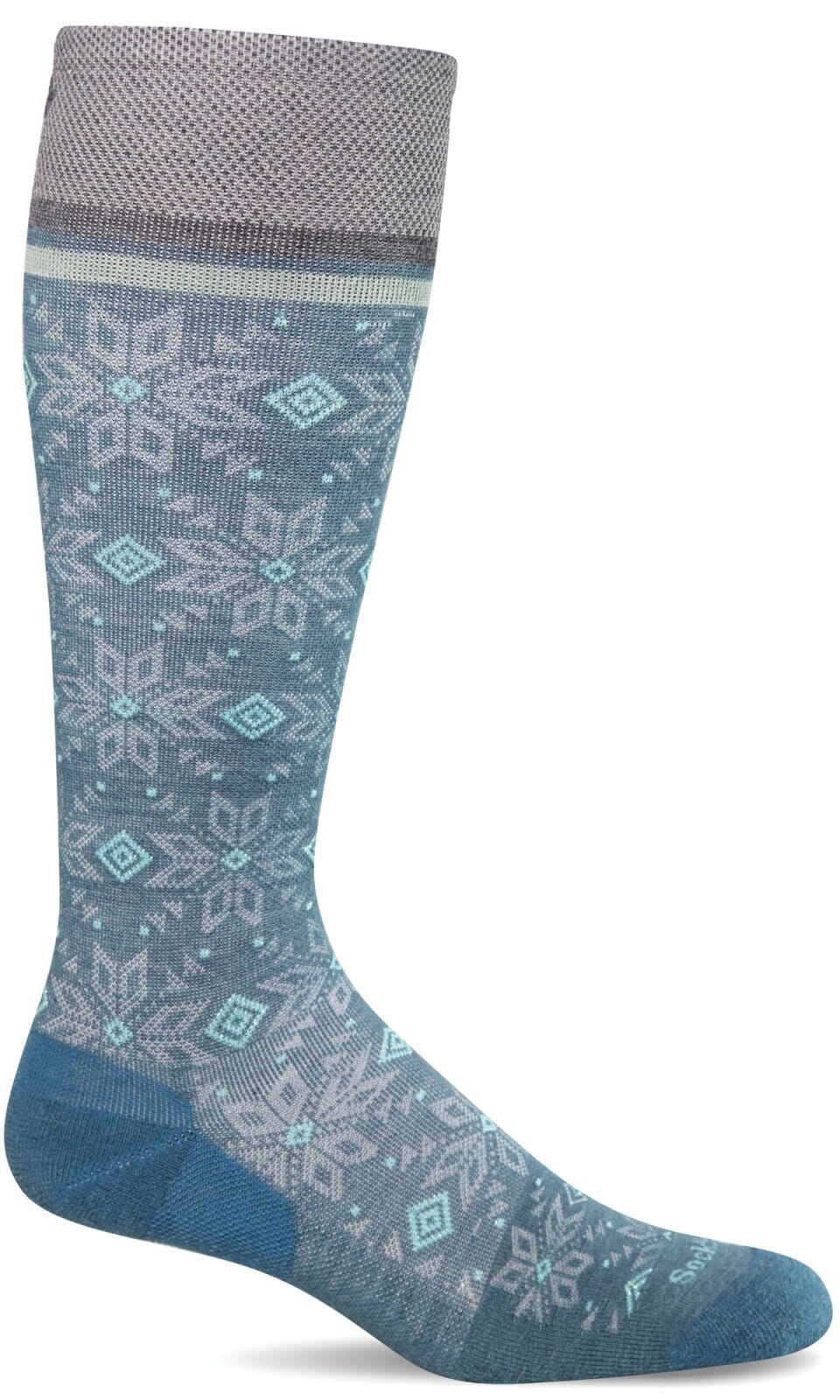 Women's Winterland | Moderate Graduated Compression Socks Lifestyle Compression Sockwell S/M Blueridge Shimmer