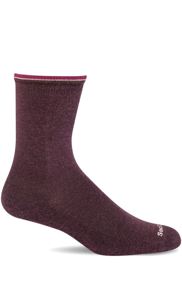 Women's Skinny Minnie | Essential Comfort Socks Essential Comfort Sockwell S/M Blackberry 