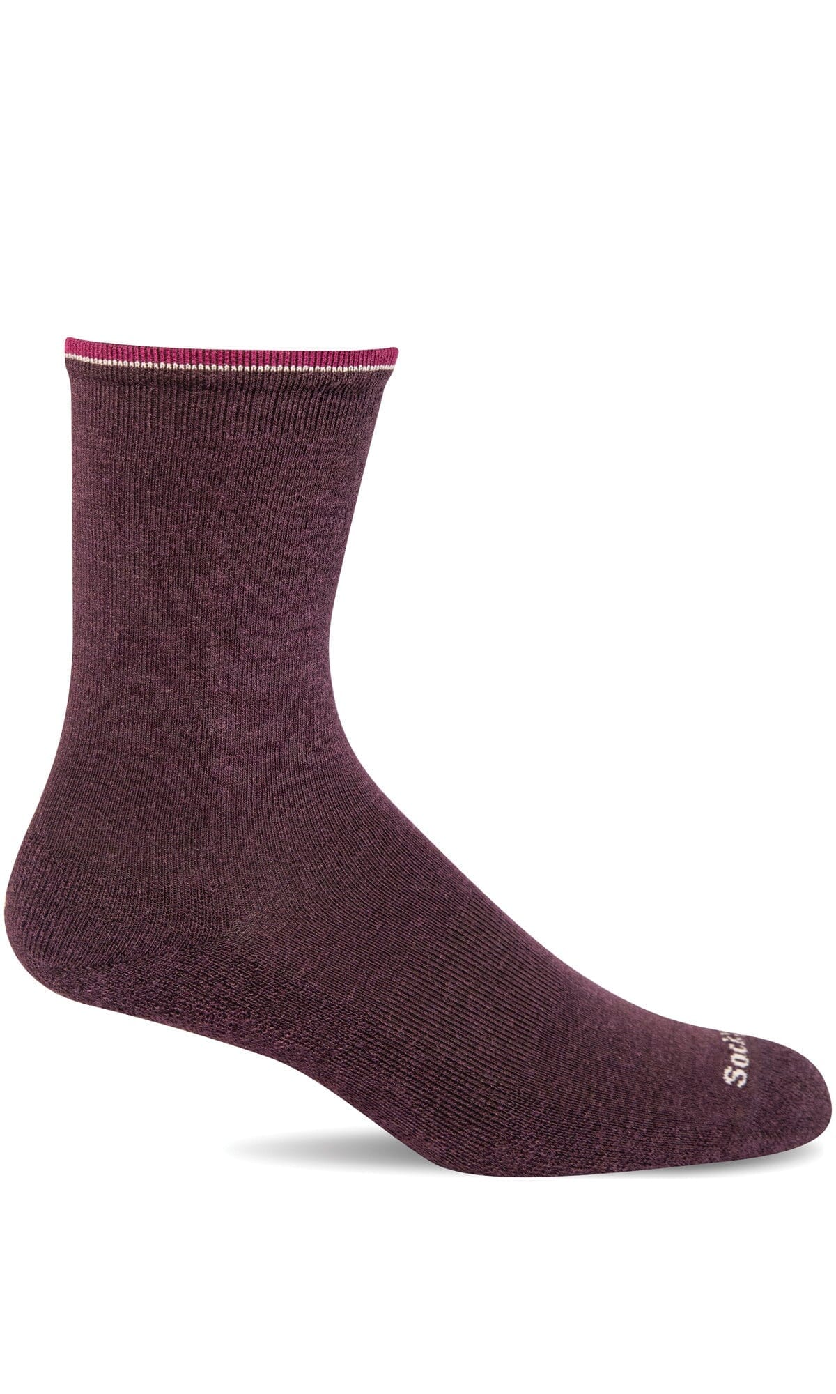 Women's Skinny Minnie | Essential Socks Essential Comfort Sockwell S/M Blackberry 