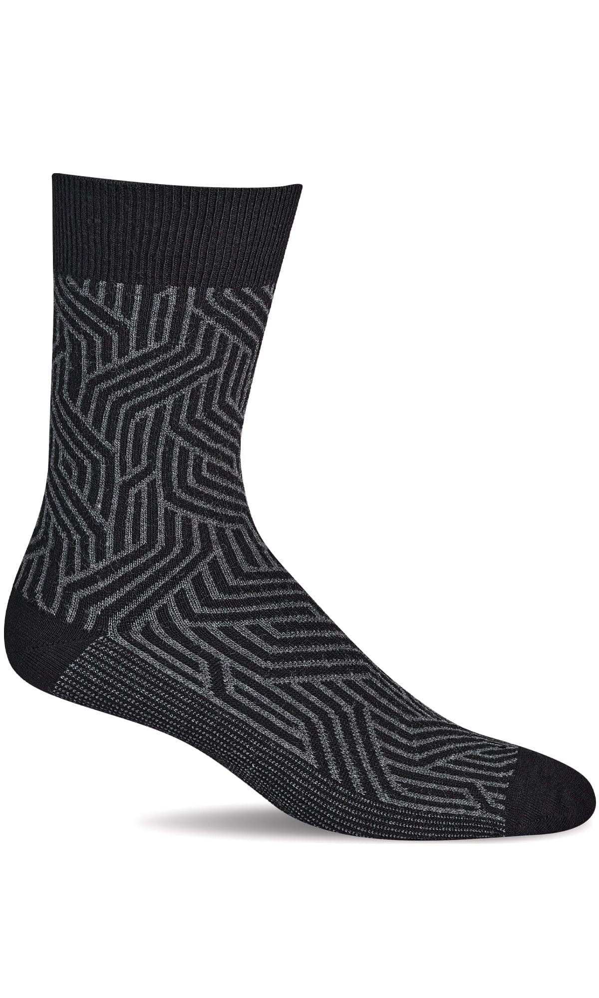 Men's Interlink | Everyday Socks Essential Comfort Sockwell M/L Black 