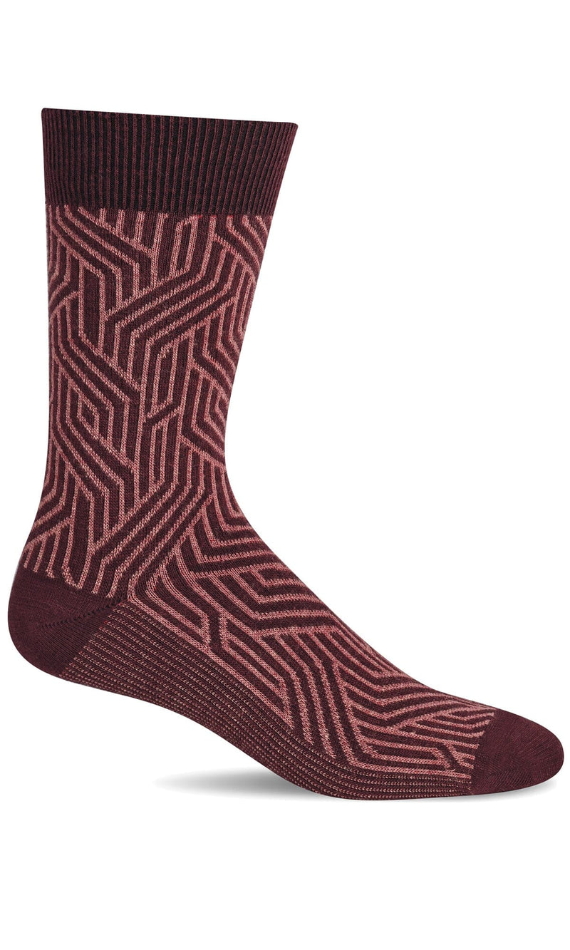 Men's Interlink | Essential Comfort Socks Essential Comfort Sockwell M/L Cranberry 