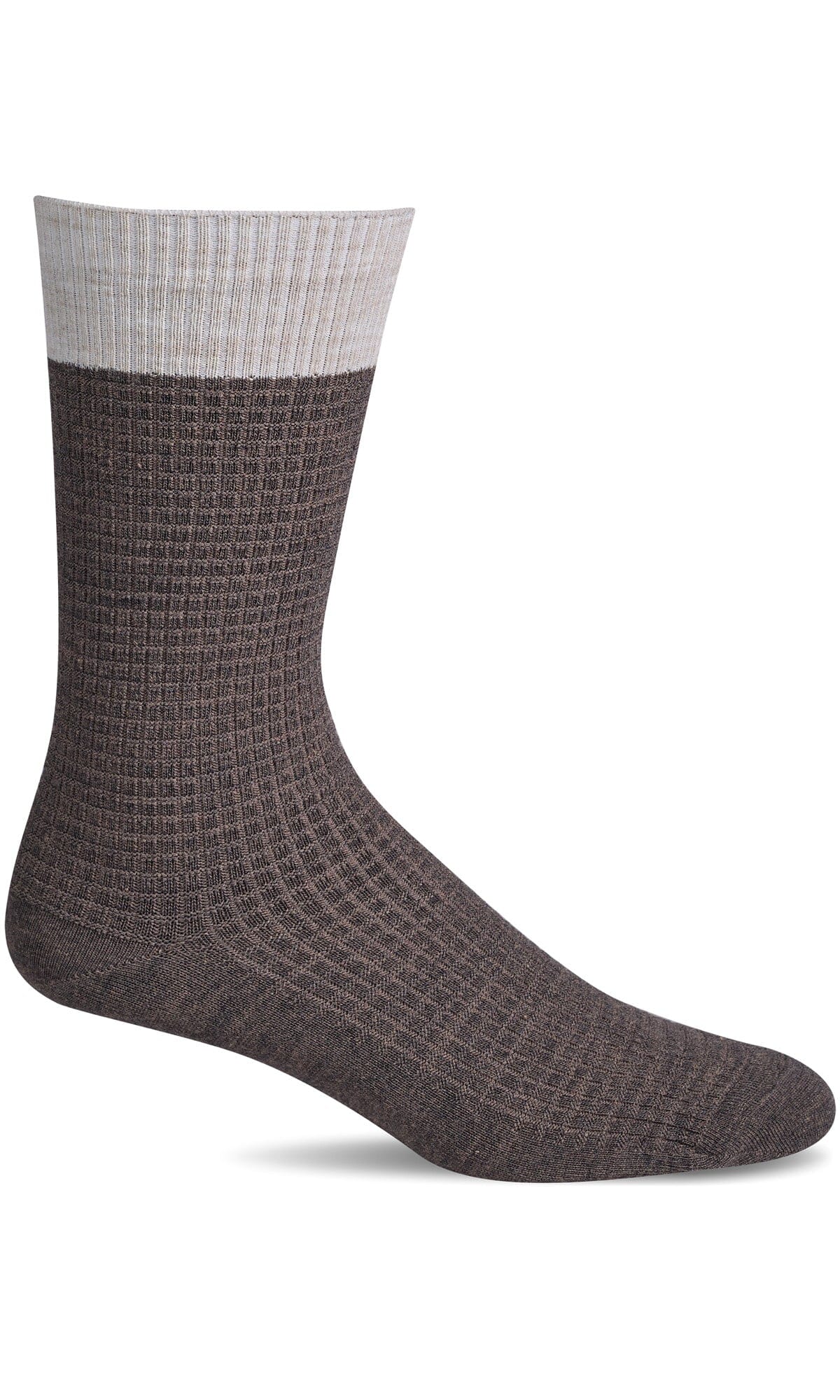Men's Waffle Stitch | Everyday Socks Everyday Comfort Sockwell M/L Mushroom 