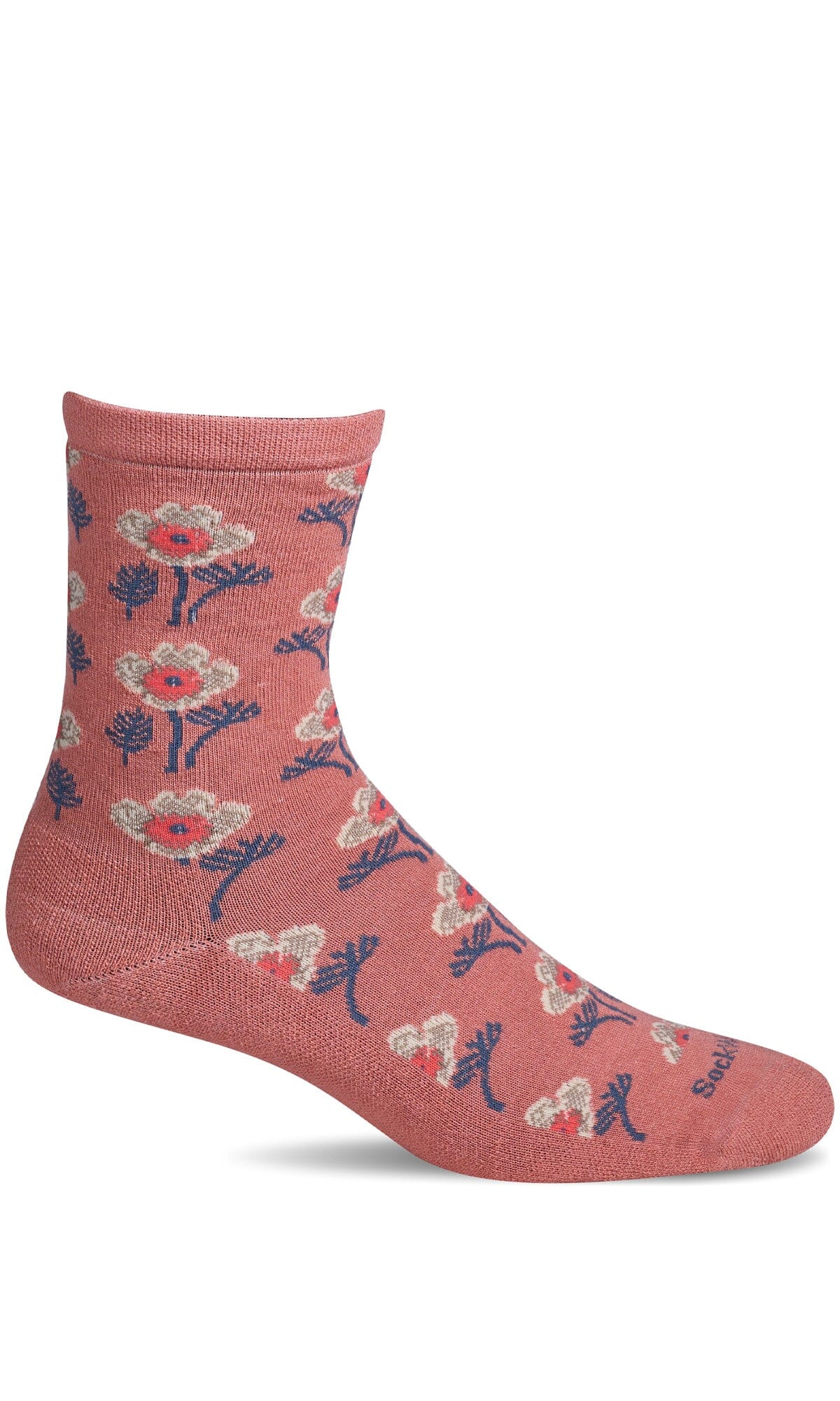 Women's Poppy | Everyday Socks Essential Comfort Sockwell S/M Pink Clay 