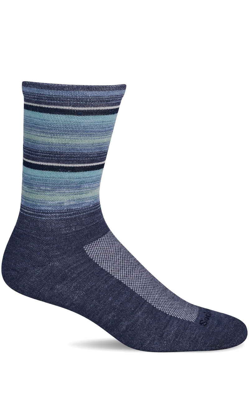 Women's Desert Stripe | Essential Comfort Socks Essential Comfort Sockwell S/M Denim 