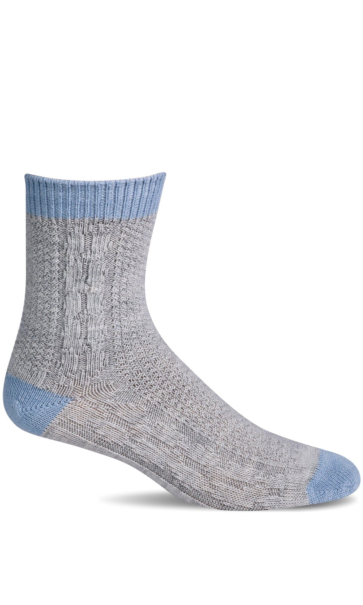 Women's Chunky Cable | Everyday Socks Essential Comfort Sockwell S/M Ash 