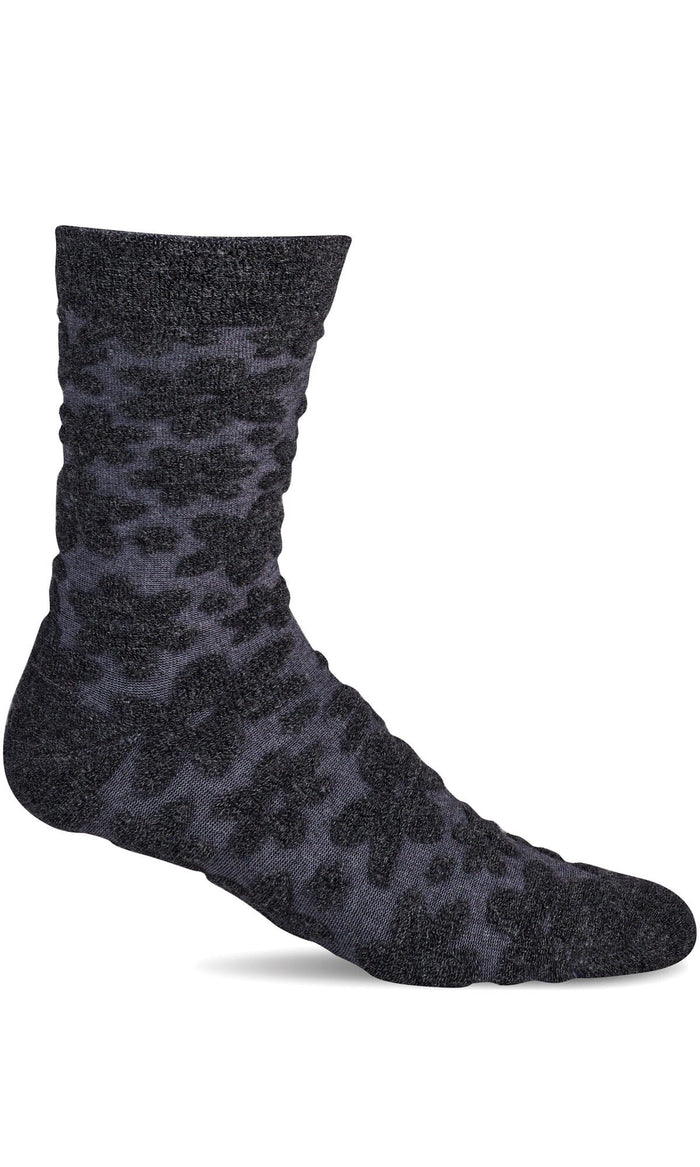 Women's Petal Posh | Essential Comfort Socks Essential Comfort Sockwell S/M Charcoal 