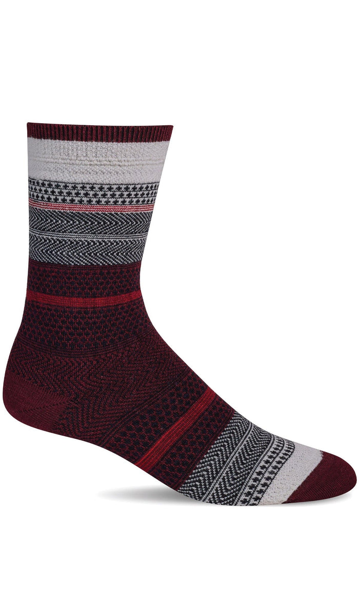 Women's Jasmin | Essential Comfort Socks Essential Comfort Sockwell S/M Cranberry 