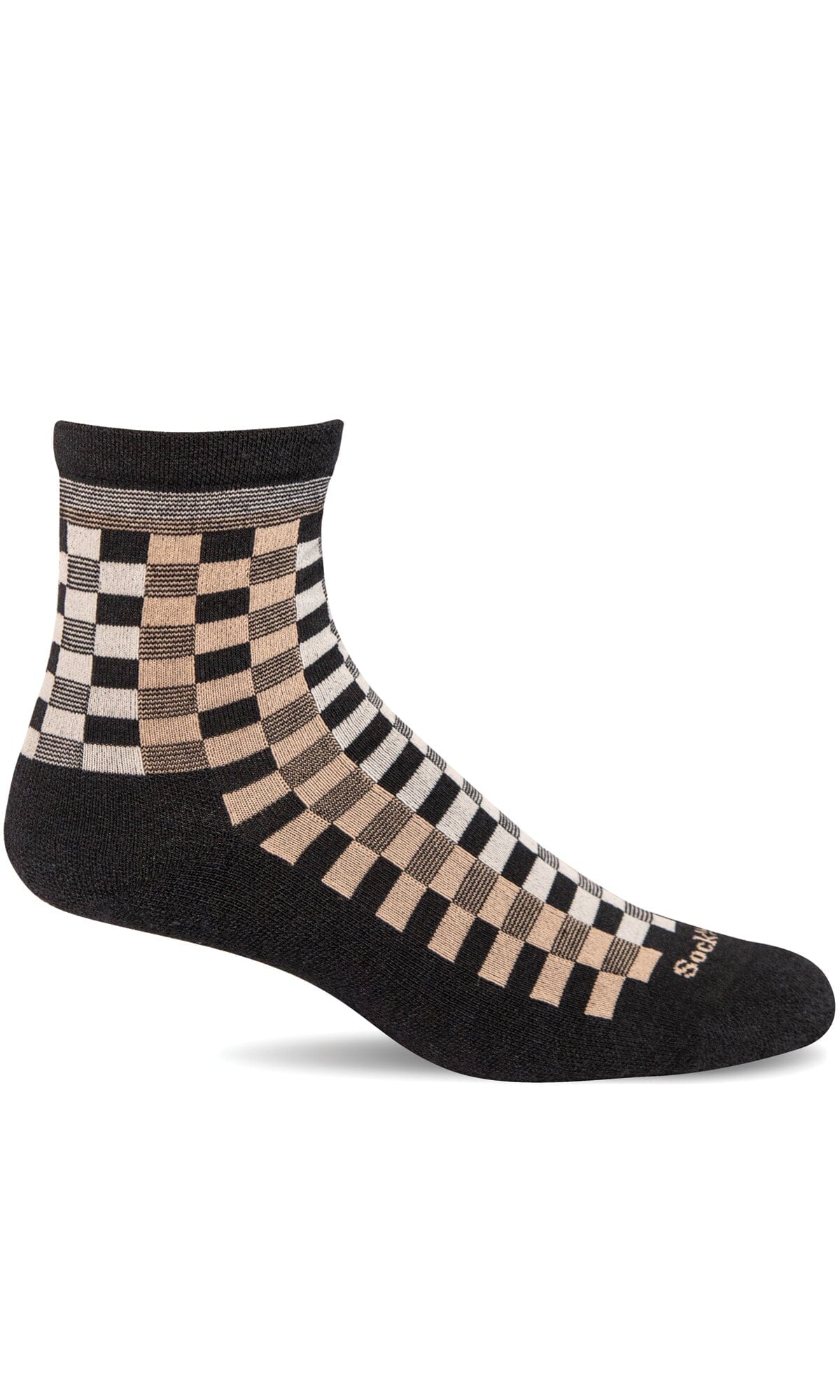 Women's Gingham | Essential Comfort Socks Essential Comfort Sockwell S/M Black 