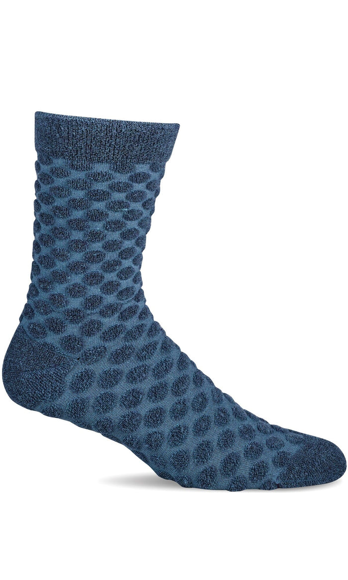 Women's Polka Posh | Essential Comfort Socks Essential Comfort Sockwell S/M Blueridge 