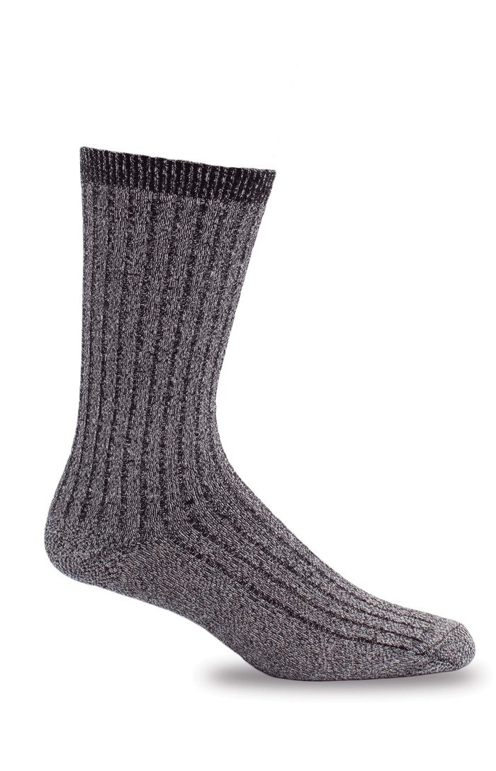 Women's Touch O'Bling | Essential Comfort Socks Essential Comfort Sockwell S/M Black with Sparkle 