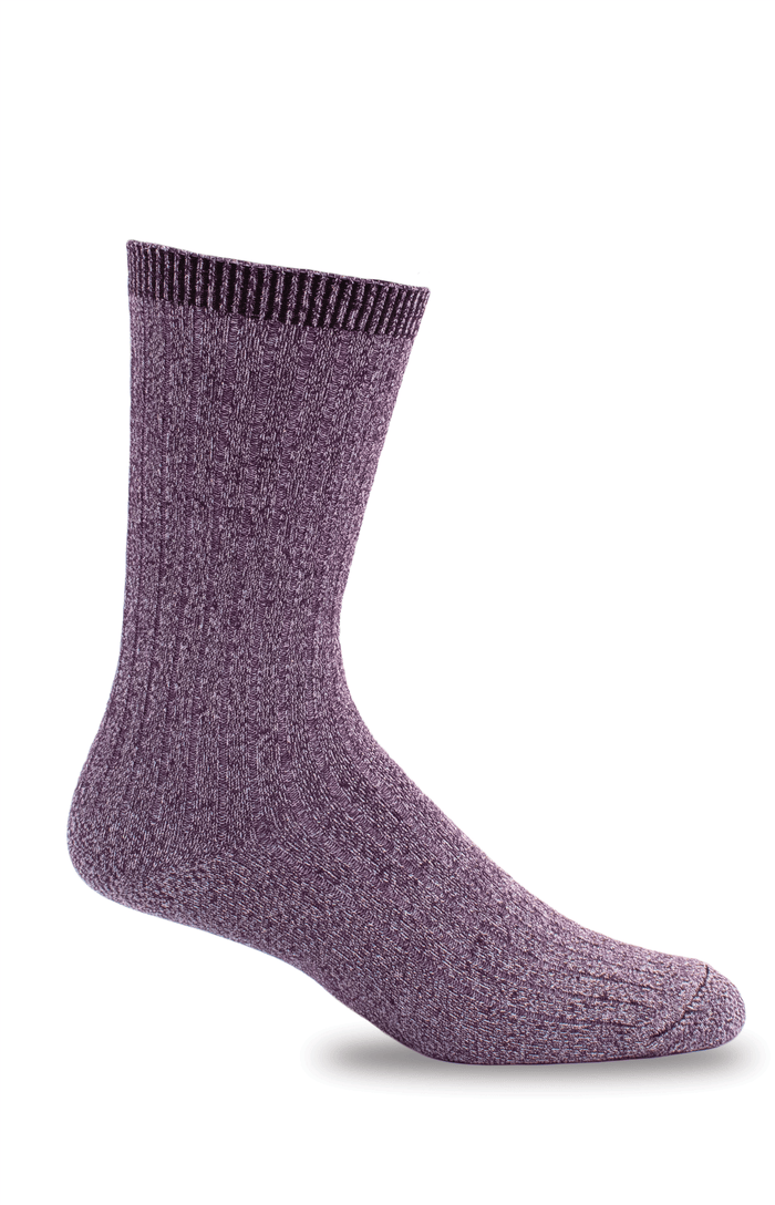 Women's Touch O'Bling | Essential Comfort Socks Essential Comfort Sockwell S/M Plum with Sparkle 