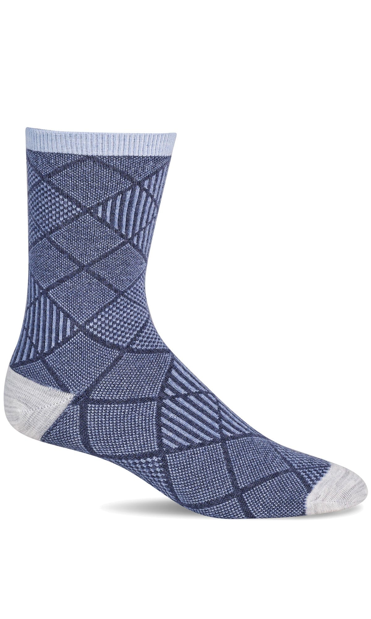 Women's Argyle Tweed | Essential Comfort Socks Essential Comfort Sockwell S/M Denim 