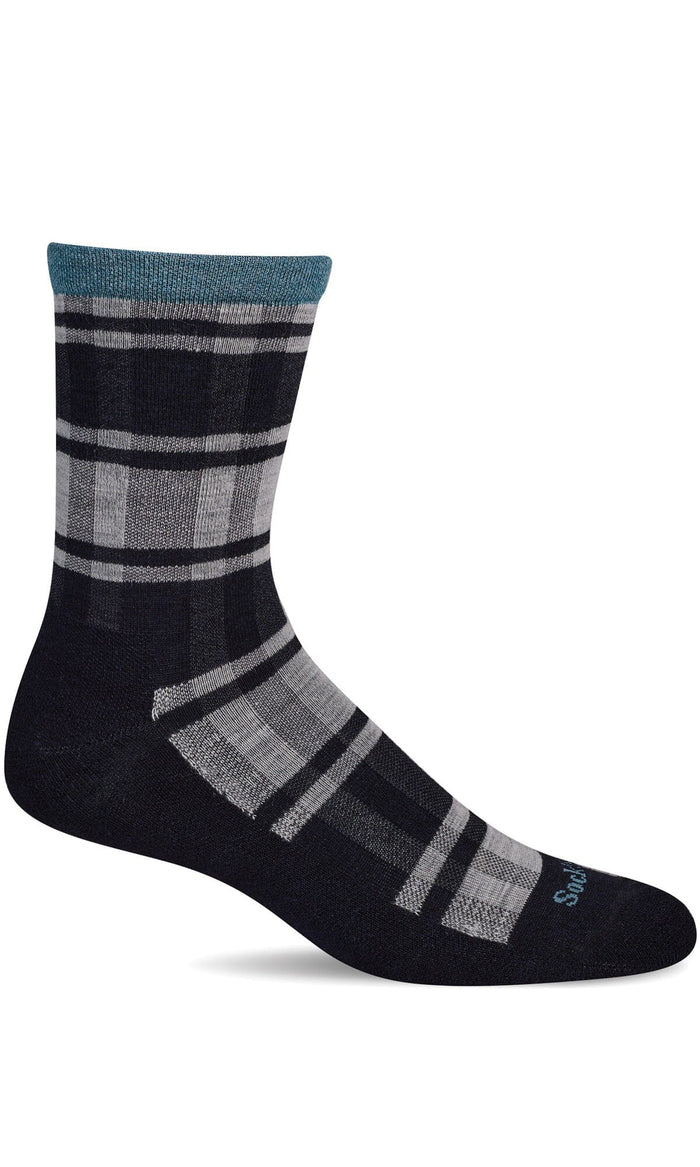 Women's Big Plaid | Essential Comfort Socks Essential Comfort Sockwell S/M Black 